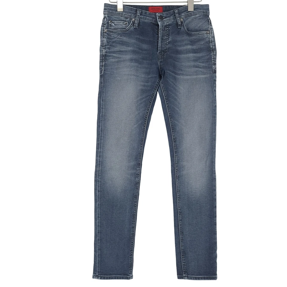 Jack & Jones Jeans Glenn Men Stretch Slim Skinny Fm7 Size W30 L32 - Image 1 of 4