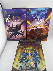 3 Rick Riordan Presents: City of the Plague God,The fire keeper,aru shah - Picture 1 of 7