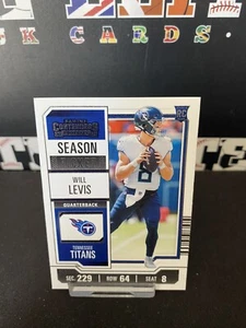 2023 Contenders Football NFL Season Ticket Will Levis RC #97 Titans B3-T4 - Bild 1 von 2