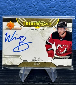 2017-18 Ultimate Collection FUTURE LEGACY WILL BUTCHER AUTOGRAPH #FLSWB Devils - Picture 1 of 6