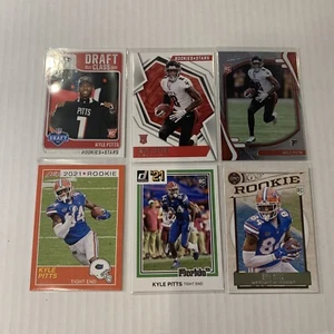 Kyle Pitts 6 Card 2021 Rookie Lot -  Atlanta Falcons NFL - Florida  Gators! - Picture 1 of 8