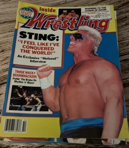 Revista Inside Wrestling octubre 1990 Sting Bushwackers Legion of Doom WWF. B14 - Imagen 1 de 6