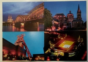 4 CARTOLINE CARTOLINA NRW DOM COLONIA AQUISGRANA Dortmund Zollverein Essen nuove! - Foto 1 di 12