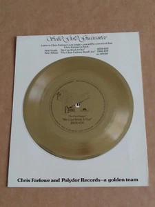 Chris Farlowe Band 1975 We Can Work It Out Polydor Records Promo Card Flyer - Bild 1 von 3