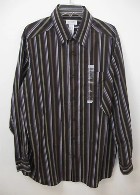 Concepts by Claiborne Men Shirt Long Sleeve S XLT Button Down Cotton Blend - Image 1 of 4