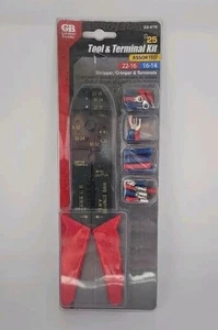 BRAND NEW Gardner Bender Tool & Terminal Kit GS-67K Stripper/Crimper & Terminals - Picture 1 of 2