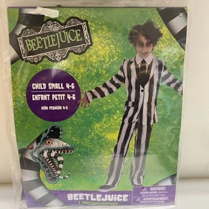 Beetlejuice 2024 Halloween Costume Child Small 4-6 - Picture 1 of 4