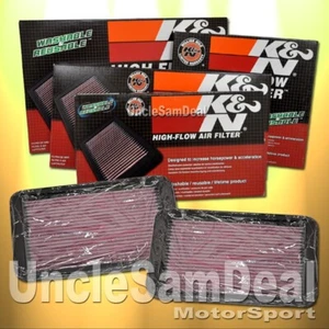 FOR MERCEDES C32 SLK32 AMG K&N STOCK DROP IN AIR FILTER 33-2256 PAIR - Picture 1 of 1