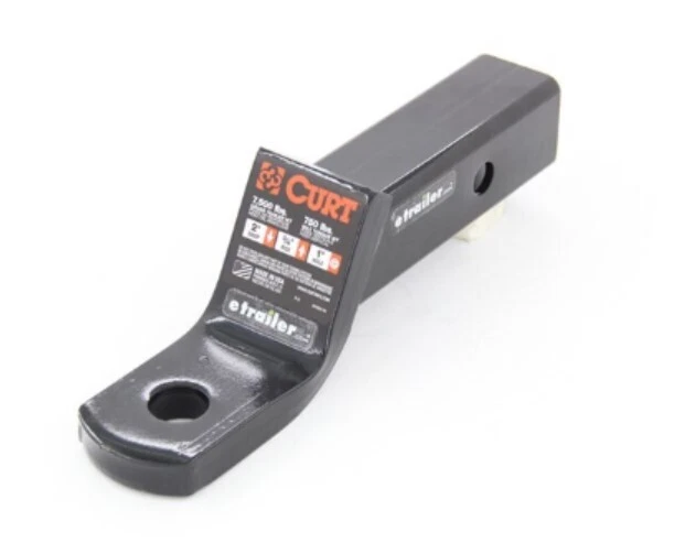 Soporte de bola Curt 45030 clase 3 con tubo receptor de 2 pulgadas tamaño 8-1/4 pulgadas de longitud Foto 1 de 1