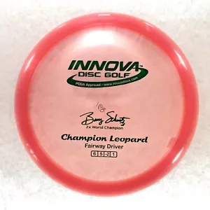DISC GOLF INNOVA CHAMPION LEOPARD FAIRWAY DRIVER 168g PINK W/ GREEN FOIL - Picture 1 of 1