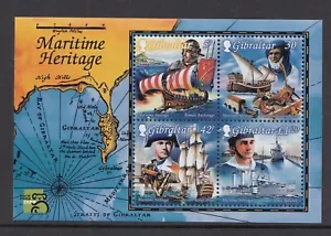 Gibraltar: Australian Stamp Exhibition 1999 Maritime Heritage MS Stamps Mint MUH - Picture 1 of 1