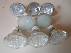 Small Job Lot of 8 Assorted GU10 light bulbs tested , Includes 2 Colour changing - Picture 1 of 2