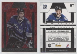 2010-11 Zenith Red Hot Vincent Lecavalier #37