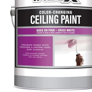 Color-Changing Acrylic Ceiling Paint - 1 Gallon - Quick Drying & Easy to Apply - Picture 1 of 12