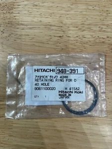 Anillo en C Hitachi 948391 para orificio D40 CC14SC pieza de repuesto - Imagen 1 de 2