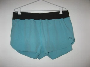 RUSTY BREAKIN MARLE MAUI BLUE SHORTS WITH SMALL WAISTBAND POCKET SIZE 14 NWT - Picture 1 of 5
