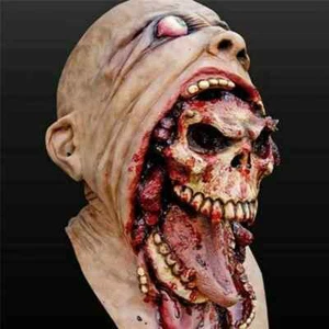 Maschera realistico Halloween Horror in lattice - Foto 1 di 7