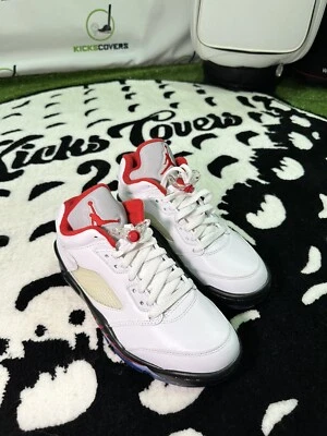 Nike Jordan Zapato de Golf Retro V 5 Bajo Golf 'Rojo Fuego' Zapatos Hombres 6.5 Mujeres 8 Foto 1 de 3