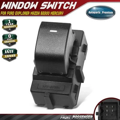 Interruptor de janela de energia dianteiro direito com 5 pinos para Ford Explorer Mazda B2300 Mercury - Imagem 1 de 4
