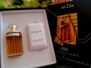 ❤️BALENCIAGA SET LE DIX EDT 1.7oz 50ml.AND BAR SOAP IN GIFT BOX☆☆☆☆☆ - Picture 1 of 4