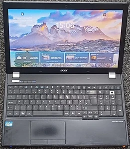 15.6INCH ACER TRAVELMATE 5760 CORE I3 4GB 128GB SSD WIN 11 PRO - Picture 1 of 14