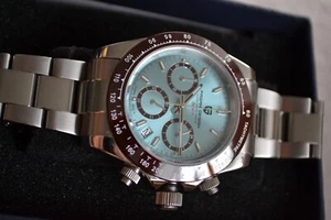PAGANI DESIGN PD1664 ICE BLUE 40MM CHRONOGRAPH - FREE POST - Picture 1 of 6