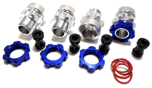 Aluminium 12mm hex axle to 17mm hex wheel +10mm adapters converters Traxxas BL2s - Picture 1 of 3