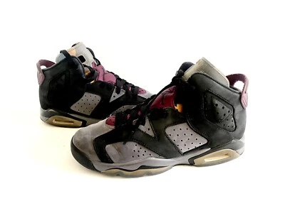 Air Jordan Retro 6 Bordeaux Maroon Black YOUTH 5.5Y 38 Nike Shoes Womens Kids - Image 1 of 4