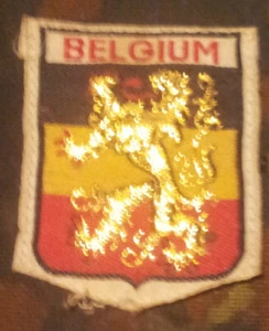 Abzeichen Wappen Aufnäher Belgien Belgium Touristik Sport Löwe - Bild 1 von 1