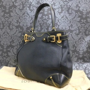 LOUIS VUITTON Cuir Suhali Le Majestueux Schwarz Schultertasche Handtasche #3 Rise-on - Bild 1 von 20