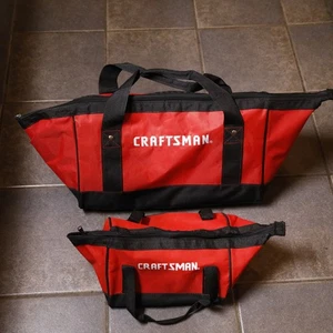Craftsman 18 & 11 Inch Tool Bags Lot Of 2 Totes Unused - Picture 1 of 4