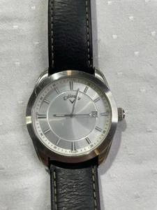 Callaway Men’s Golf Watch Leather Band CY2075 New Battery ￼￼ - Picture 1 of 6