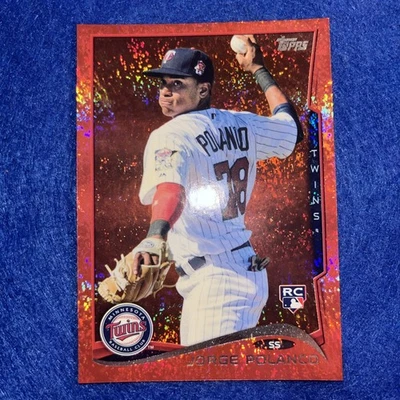 Jorge Polanco 2014 Topps Update Red Foil RC #US237 - Image 1 of 4