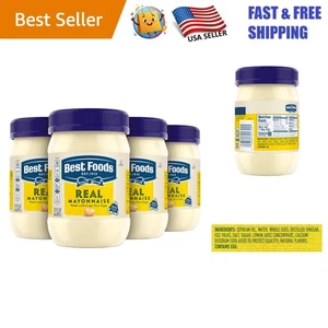 Maionese vera certificata Kosher - cremosa e versatile, 60 once totali (4 x 15 once) - Foto 1 di 13