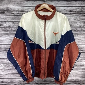 Vintage UT Texas Longhorns Jacket Mens 2XL Multicolor Pro Player Football 90s - Picture 1 of 12