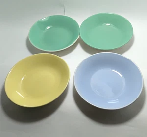 Swinnertons "Nestor Vellum" Moonglo Made in England C40's set of 4 14cm bowls - Picture 1 of 6