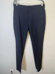 J.Crew Ludlow Tollegno 1900 Wool Dress Pants Made Italy Size 31 X 32 Blue - Picture 1 of 6