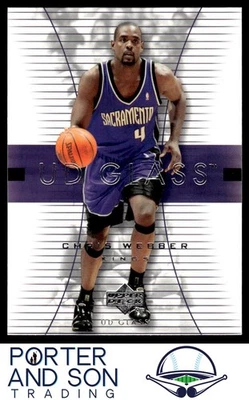 Chris Webber 2003-04 UD Glass #49 Sacramento Kings Basketball Card - Image 1 of 2