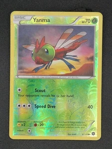 Yanma, 6/114, Steam Siege, Reverse Holo, LP - Picture 1 of 2
