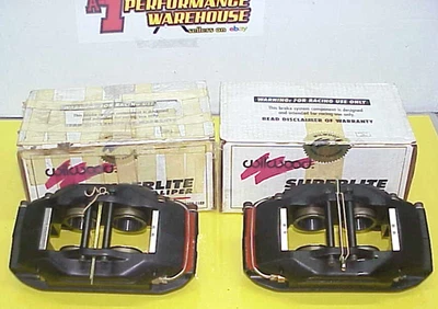 2 NEW Wilwood LC-GT L&R Aluminum 4 Piston Brake Calipers 120-4790 & 120-4791 W28 - Image 1 of 4