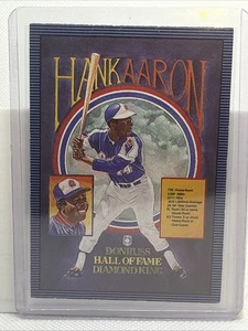 1985 Donruss Hank Arron Diamond King Hall Of Fame #259 - Bild 1 von 2