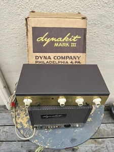Vintage Dynakit Dynaco Mark III Tube Power Amplifier + Preamp w/box - Picture 1 of 23