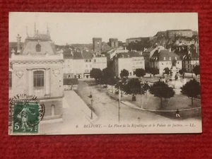 CPA 90 BELFORT - La Place de la République et le Palais de Justice - Imagen 1 de 2