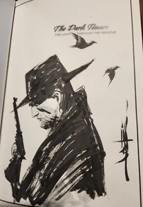 STEPHEN KING LIMITED SIGNED ARTIST WIND THROUGH THE KEYHOLE + GUNSLINGER DRAWING - Picture 1 of 9