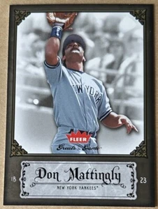 Tarjeta Fleer Greats de Don Mattingly 2006 #28 casi nueva-como nueva - Imagen 1 de 2