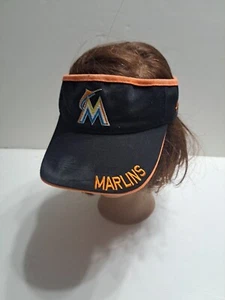 Florida Marlins Strap Back Visor Hat Cap - Picture 1 of 9