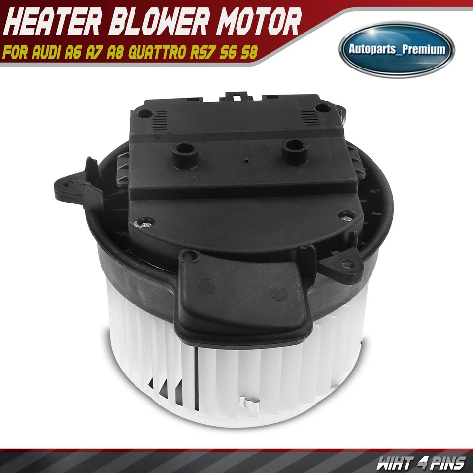 Motor soplador calentador HVAC sin escobillas para Audi A6 A7 A8 Quattro 2012-2018 RS7 S6 S8 Foto 1 de 4