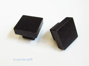 Möbelknöpfe Schrank Küche Schublade Griff Antik Vintage Alt Eisen Schwarz V285 - Bild 1 von 4