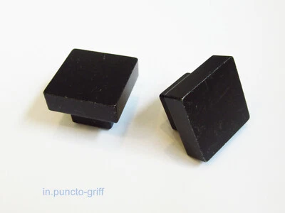 Möbelknöpfe Schrank Küche Schublade Griff Antik Vintage Alt Eisen Schwarz V285 - Bild 1 von 4