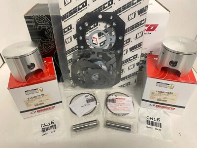 WISECO WK1048 76.50mm 1.5mm 551cc OVER BORE BIG PISTON KIT JET SKI JS550SX 550 - Image 1 of 2